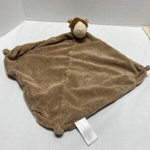 Angel Dear Brown Camel Lovey Knots Baby Security Blanket  12"